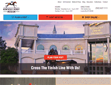 Tablet Screenshot of derbymuseum.org